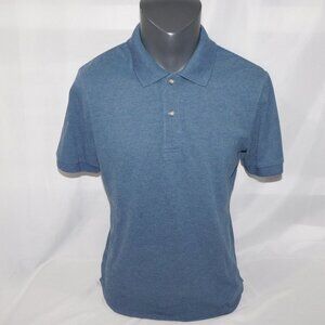 Eddie Bauer  Mens M Blue Polo Shirt